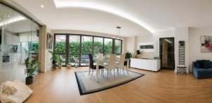 Apartament de inchiriat cu gradina privata in complex cu piscina zona Padurea Baneasa, Bucuresti