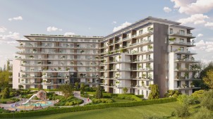 Apartament tip duplex 4 camere complex rezidential nou construit zona Nord, vedere lac, Bucuresti