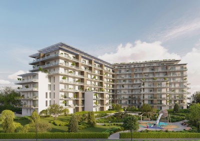 Elegant 3-Room Apartment with Spacious Terrace and Lake View &ndash; New Residential Complex