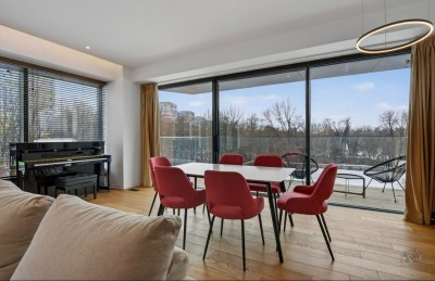 Apartament generos de inchiriat 2 camere transformat din 3 zona Floreasca, Bucuresti