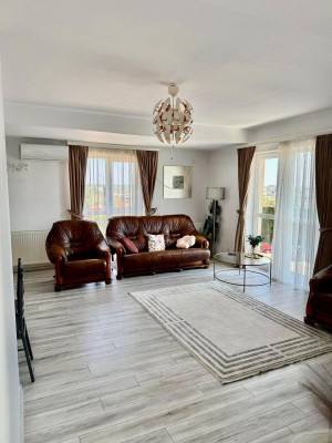 2 room apartment for rent with office and 2 terraces Pipera OMW area, Bucharest