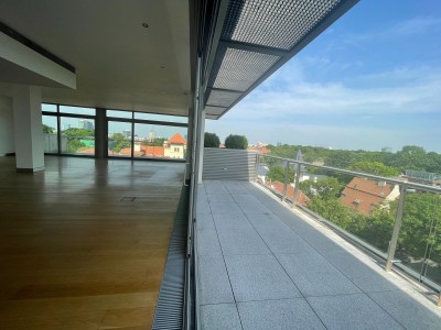 Penthouse with beautiful view for rent 5 rooms Kiseleff area, Bucharest 369 sqm