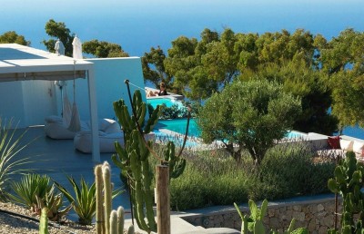 Proprietate exclusivista de vanzare in Santorini pe litoralul Marii Egee, Grecia 415 mp