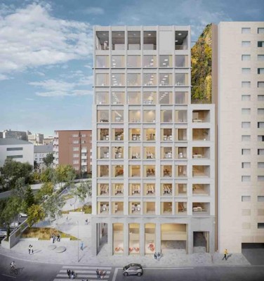 Spatiu comercial de inchiriat, parter imobil de birouri zona Calea Victoriei