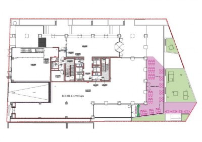 Spatiu comercial de inchiriat, parter imobil de birouri zona Calea Victoriei