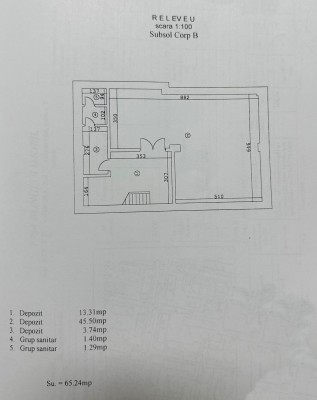 Commercial space for rent Floreasca area, Bucharest 124.88  sqm