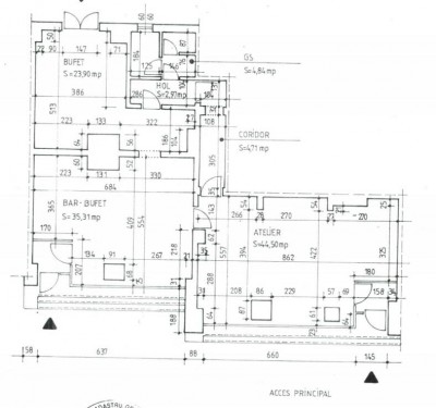 Spatiu comercial de vanzare zona Calea 13 Septembrie, Bucuresti 116 mp