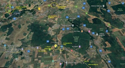 Teren de vanzare zona Ciolpani, judetul Ilfov 8.5 ha