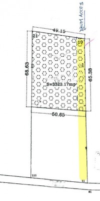 Teren de vanzare zona Corbeanca 3323 mp