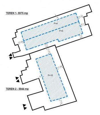 Land for sale Splaiul Independentei-Grozavesti area 12.000 sqm