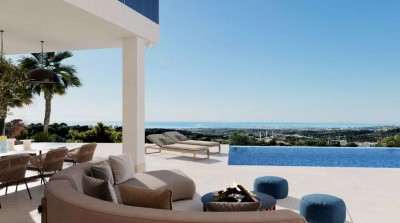 Vilă în stil contemporan cu vedere la mare 5 camere Finestrat - Alicante, Spania