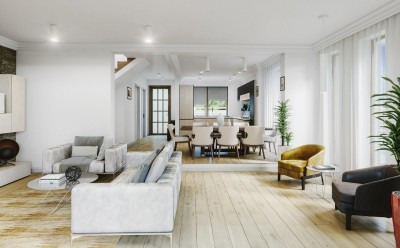 Vila mediteraneana, finalizata de vanzare 5 camere zona Corbeanca, judetul Ilfov