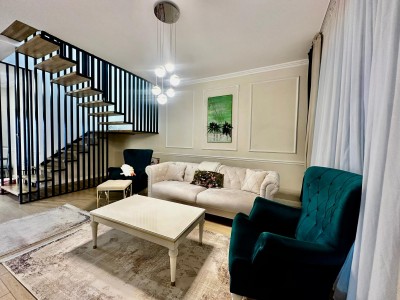 Fully furnished and equiped villa for rent 5 room Pipera area, Bucharest