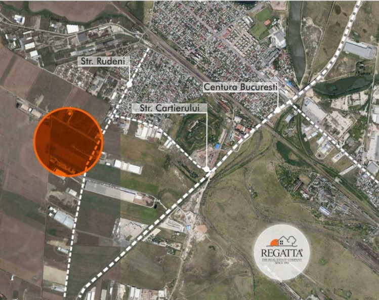 Teren de vanzare zona Chitila, Bucuresti 40.000 mp