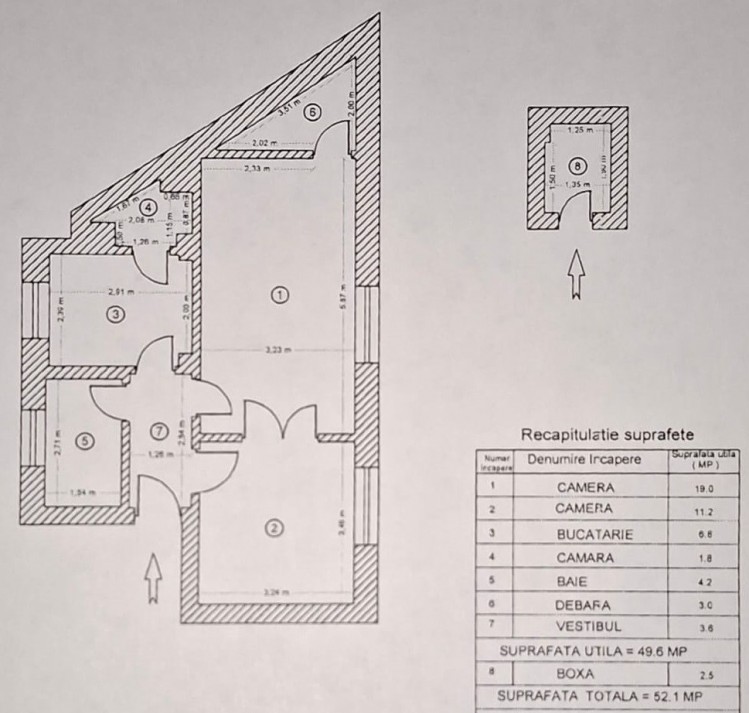 2 room apartment for sale Universitatii Square, Bucharest