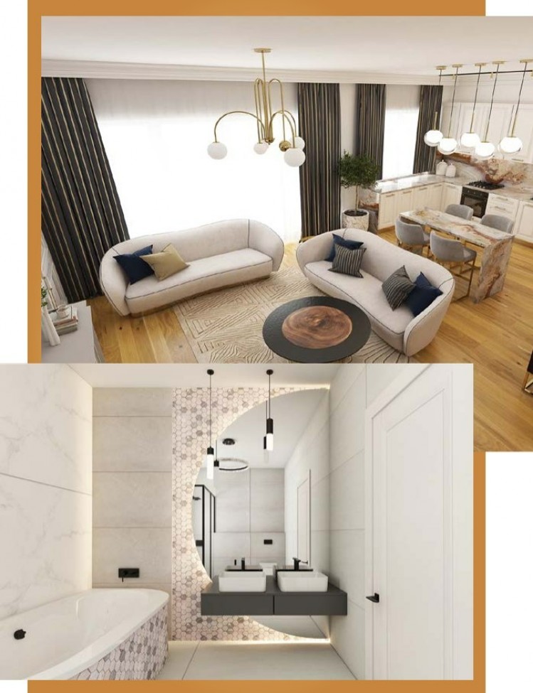 Apartament 3 camere tip duplex Parter + Etaj 1 Complex rezidential nou zona Baneasa &ndash; Iancu Nicolae, Bucuresti