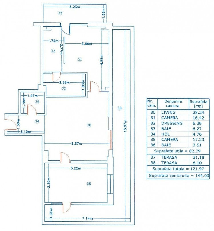 Apartament de inchiriat 2 camere zona Baneasa - Ficusului, Bucuresti