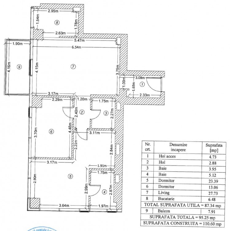 Apartament de inchiriat 3 camere, vedere spectaculoasa, zona Floreasca, Bucuresti