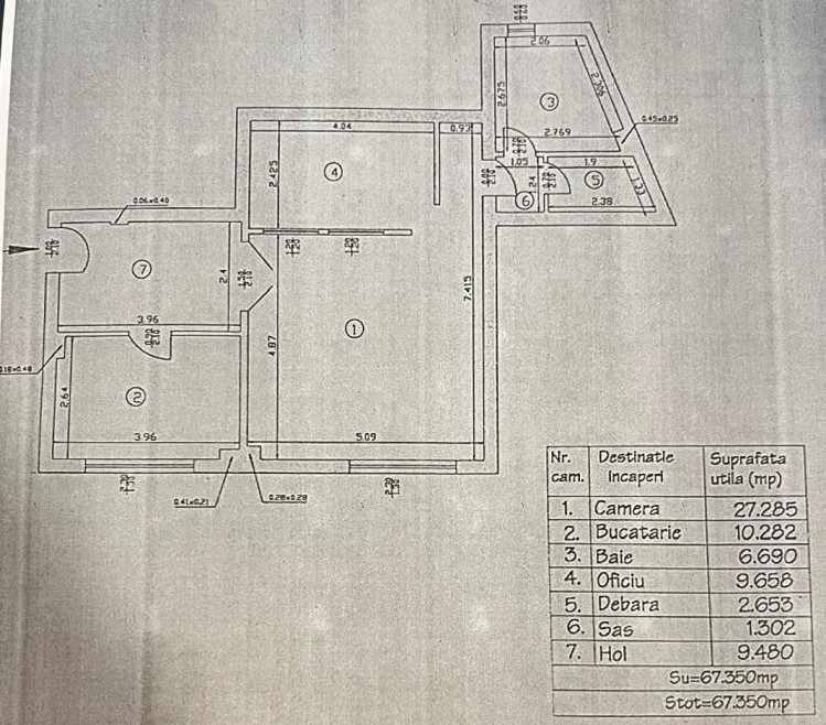 Apartament de vanzare 2 camere zona Calea Victoriei - Sfintii Voievozi, Bucuresti
