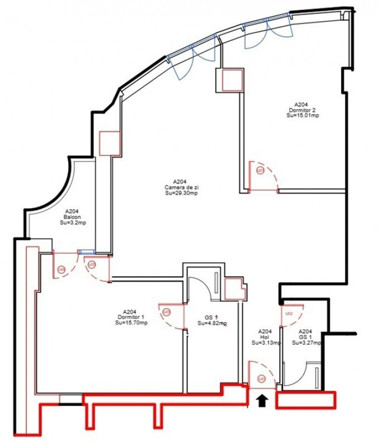 Apartament de vanzare 3 camere Ultracentral - Unirii, Bucuresti 74.5 mp