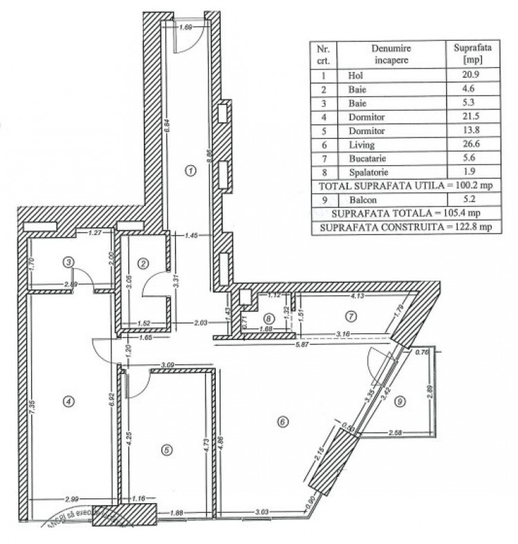 Apartment for sale 3 rooms Floreasca - Verdi Park area, Bucharest 123 sqm
