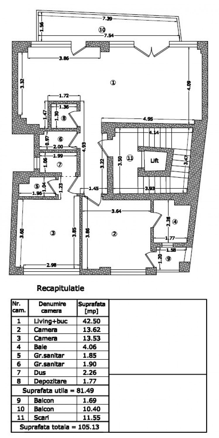 Apartament de vanzare 3 camere zona Polona - Dorobanti, imobil nou