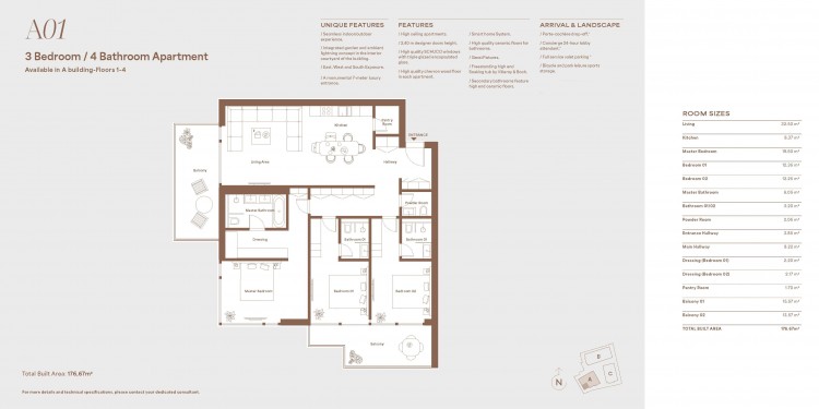 Apartament de vanzare 4 camere Soseaua Nordului - Herastrau 176.67 mp