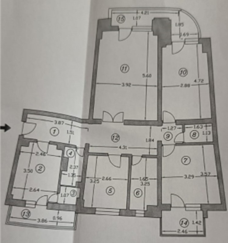 Apartment for sale 4 rooms Cismigiu - Berzei area, Bucharest 103 sqm