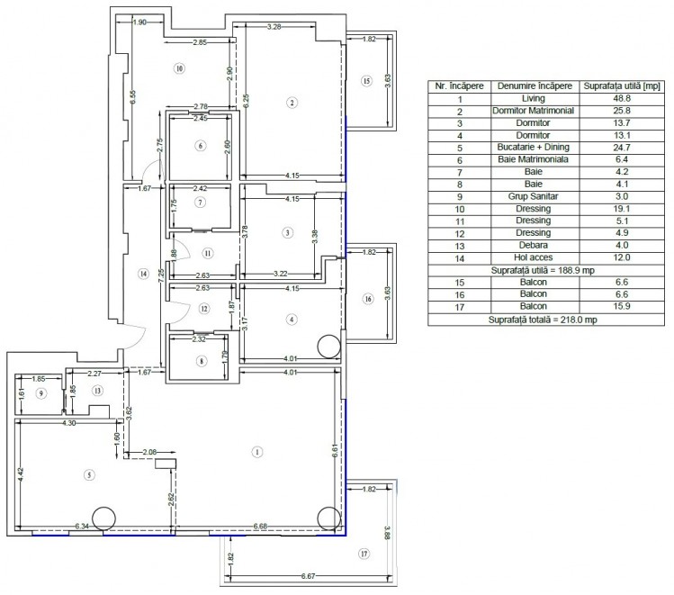 Apartament de vanzare 4 camere zona Floreasca - Promenada, Bucuresti 246 mp