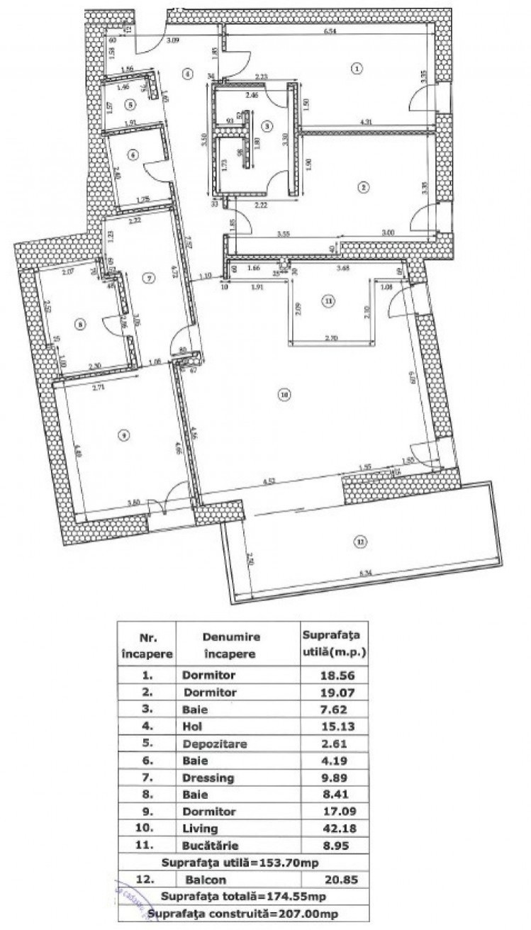 4 room apartment for sale Bordei Park - Herastrau Lake area, Bucharest