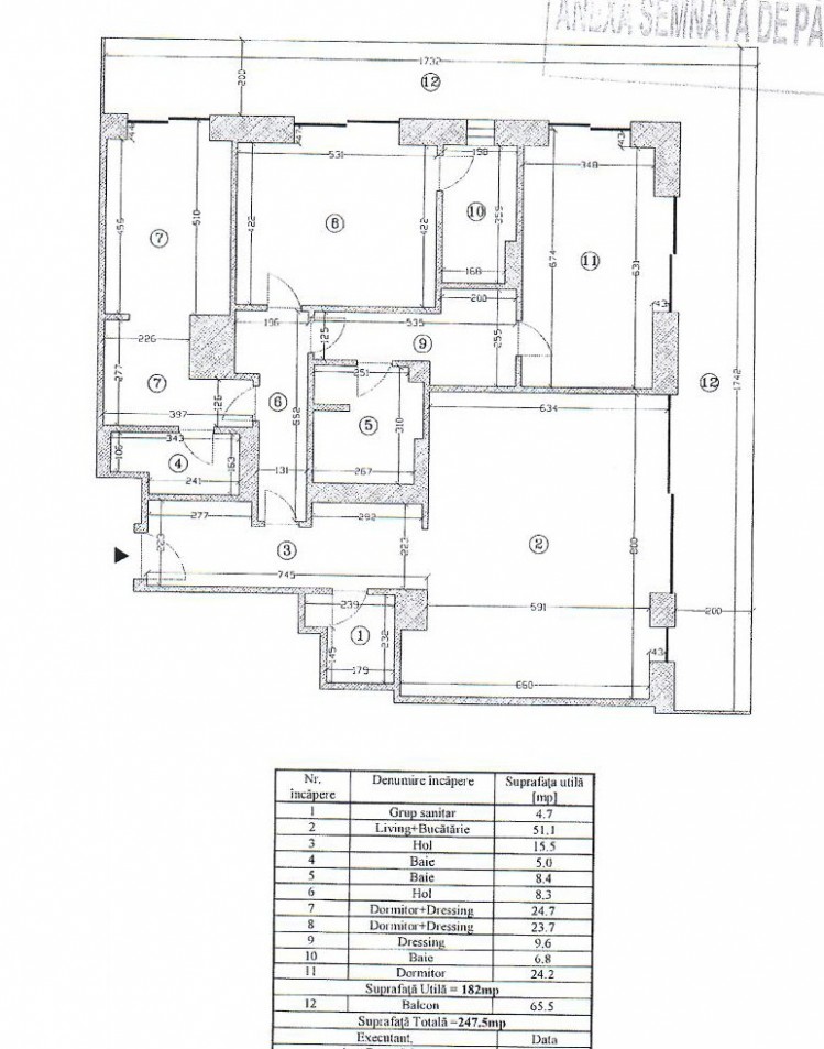 Exquisite apartment for sale 4 rooms Kiseleff area, Bucharest 247.5 sqm