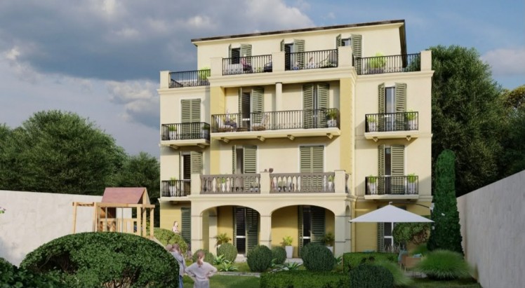 Apartament exclusivist de vanzare in vila Nouveau zona Bordighera &ndash; Riviera Italiana