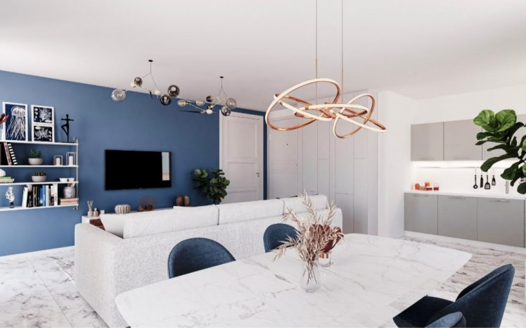 Apartament exclusivist de vanzare in vila Nouveau zona Bordighera &ndash; Riviera Italiana