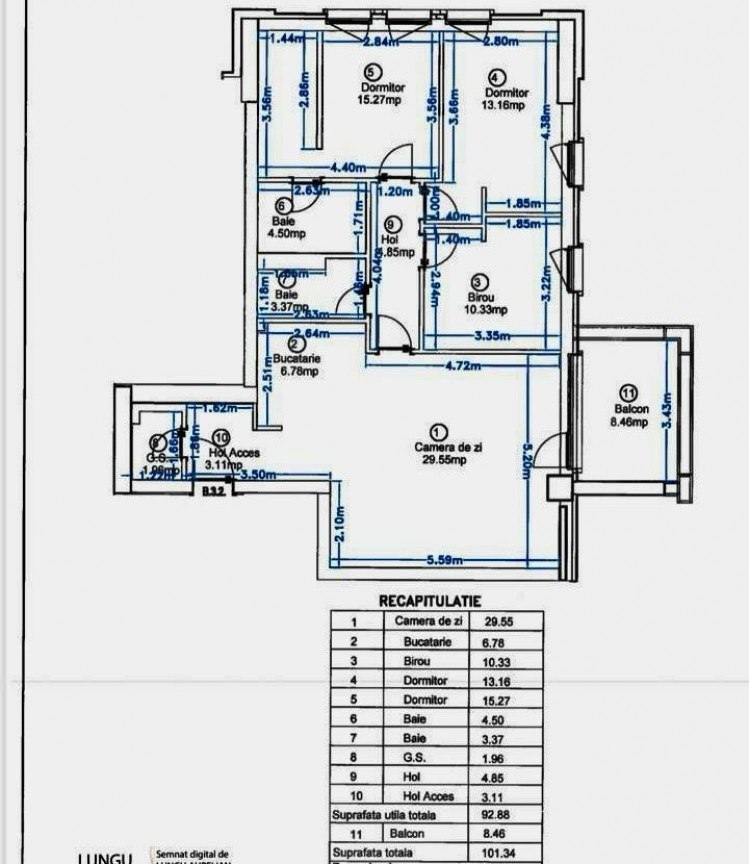 Apartament nou cu 4 camere in complex cu piscina-Pipera-Padurea Baneasa