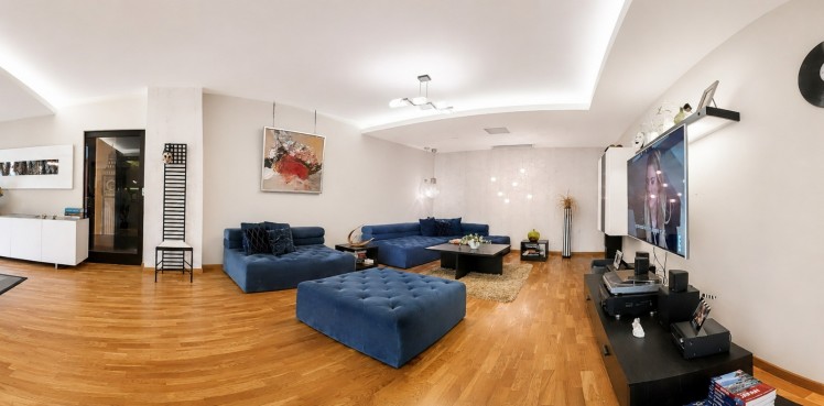 Apartament premium cu gradina privata 180 mp utili piscina zona Padurea Baneasa, Bucuresti