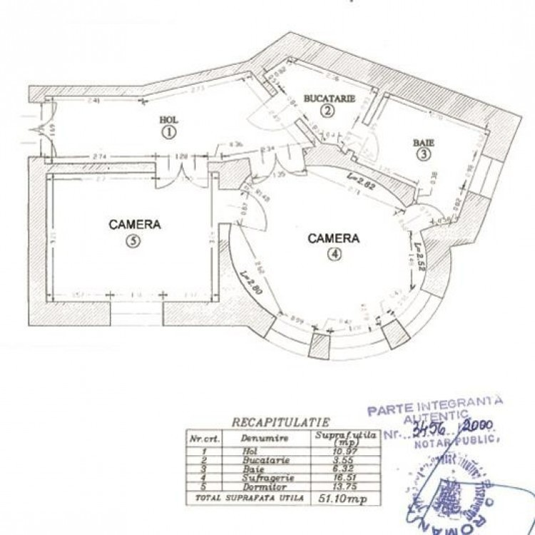 Apartament pretabil activitati comerciale disponibile spre inchiriat zona Ateneul Roman