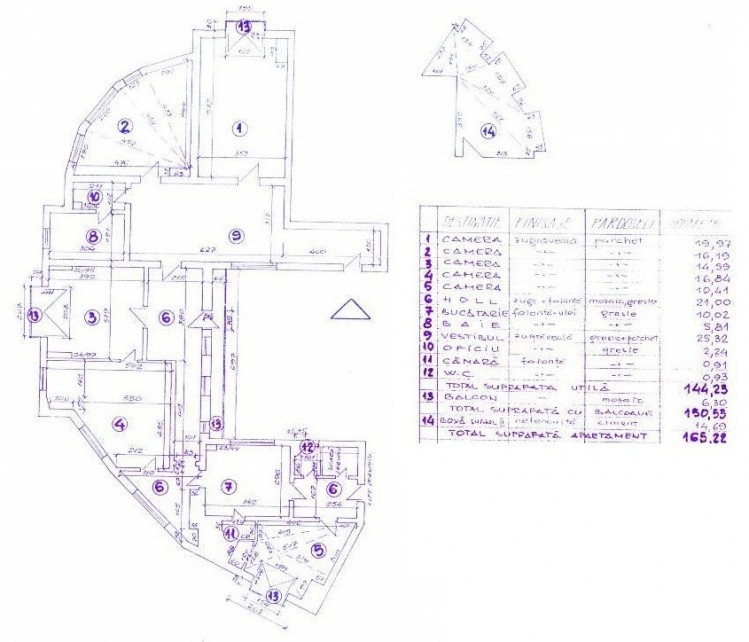 Apartament superb in inima capitalei, zona Calea Victoriei - Radisson, 151 mp