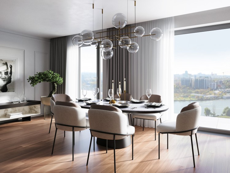 Duplex type 4 room apartment, North area - Floreasca lake view, Bucharest