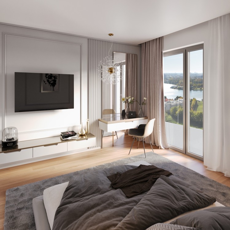 Duplex type 4 room apartment, North area - Floreasca lake view, Bucharest