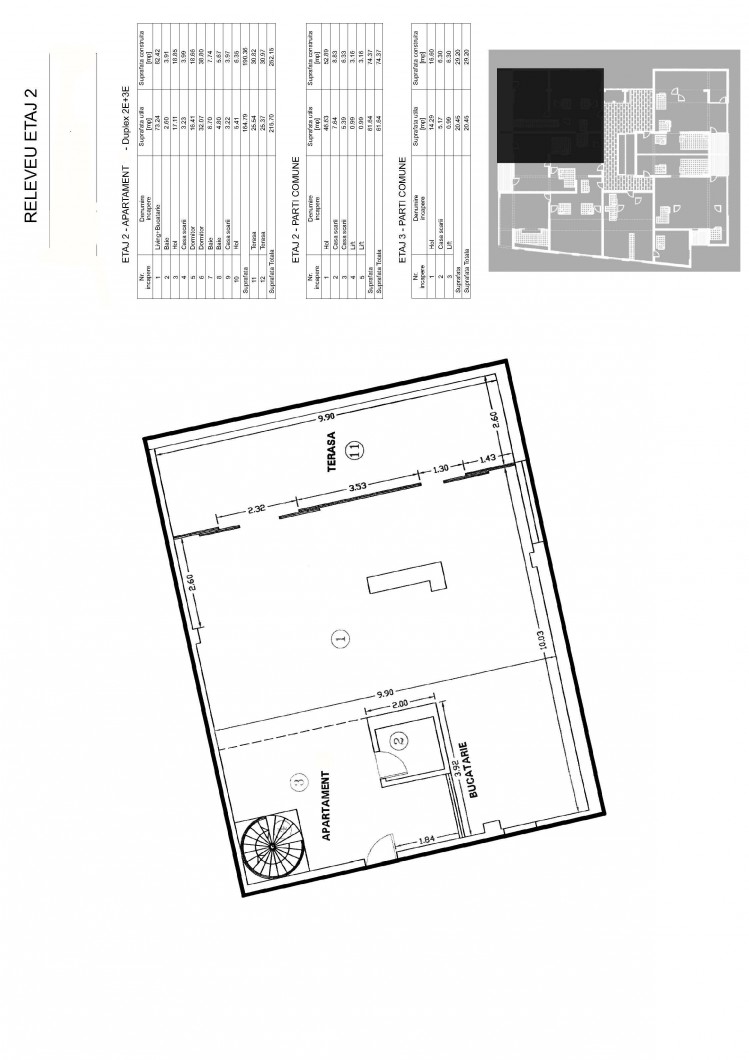Apartment duplex type for rent 3 rooms Herastrau area, Bucharest 215 sqm
