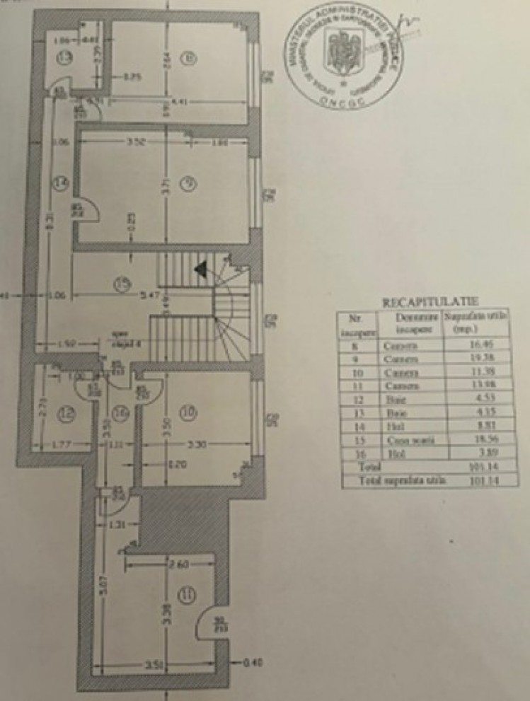Apartament tip duplex de vanzare 6 camere zona Batistei, Bucuresti