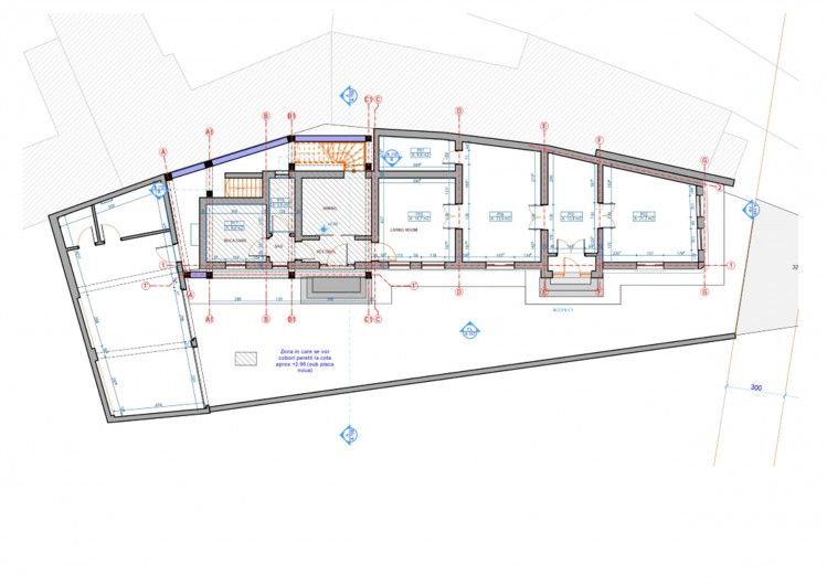Casa de vanzare la rosu 8 camere zona Dacia - Eminescu, Bucuresti 420 mp