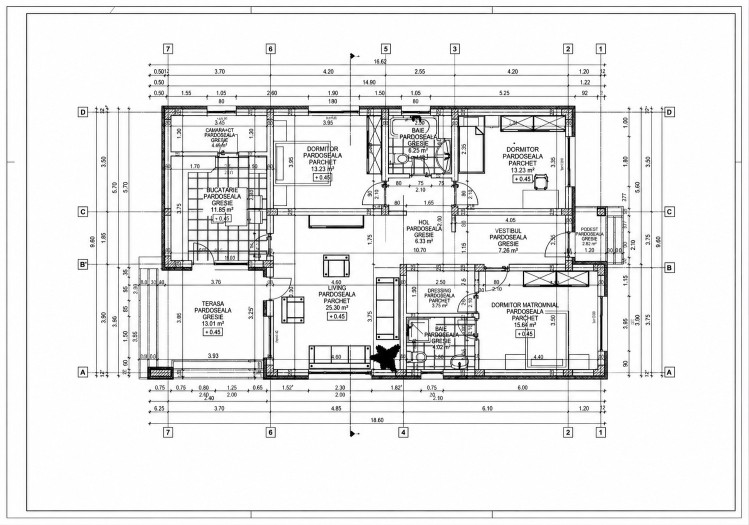 Detached villa for sale in residential compound Balotesti, Ilfov county