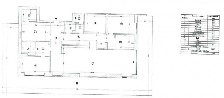 Apartament exclusivist de vanzare 4 camere zona Kiseleff, Bucuresti 262 mp