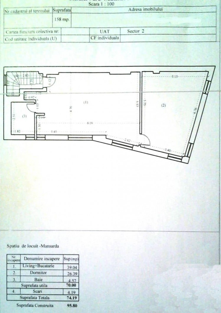 Imobil comercial de vanzare Ultracentral - Eminescu, Bucuresti 439.58 mp