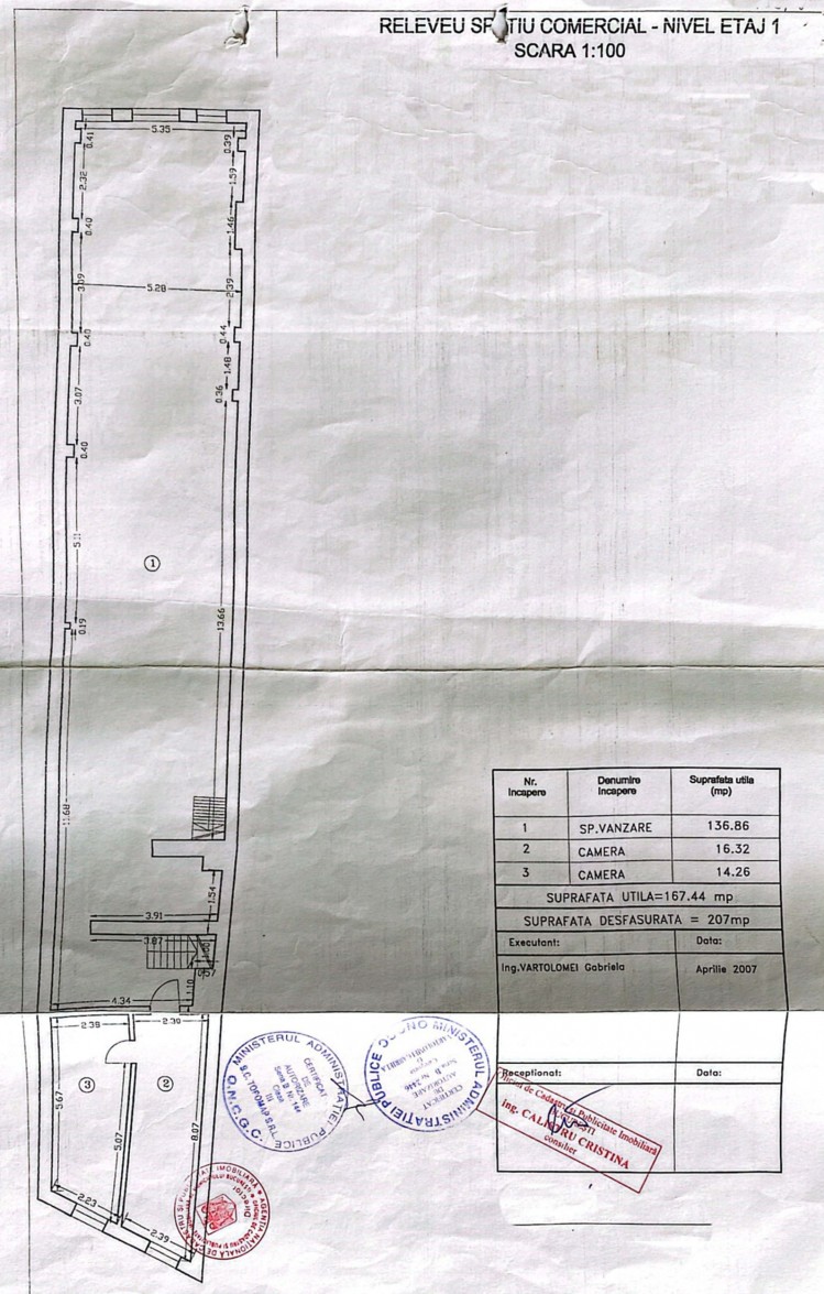 Imobil comercial de vanzare zona Centrul Istoric, Bucuresti 807 mp
