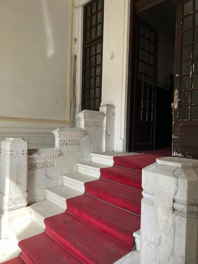 Imposing building built in eclectic style Lascar Catargiu area