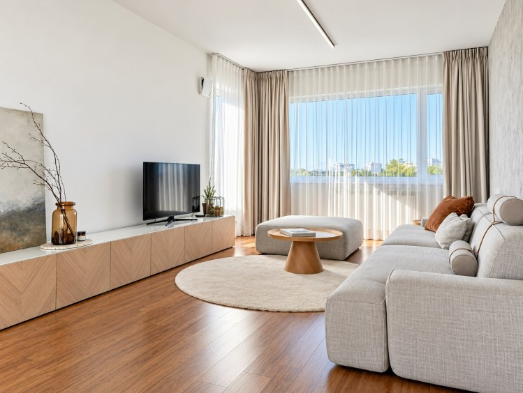 Penthouse cu 3 camere de inchiriat zona Iancu Nicolae, cu terase panoramice, Bucuresti