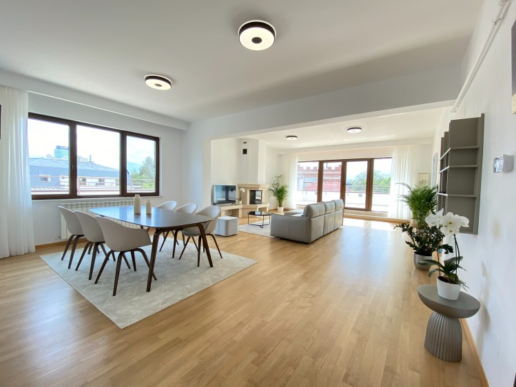 Penthouse de inchiriat 5 camere zona Parcul Kiseleff - Charles de Gaulle, Bucuresti