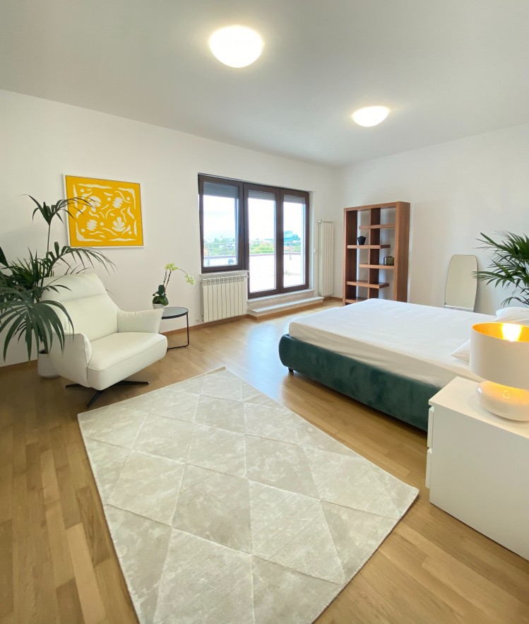 Penthouse de inchiriat 5 camere zona Parcul Kiseleff - Charles de Gaulle, Bucuresti